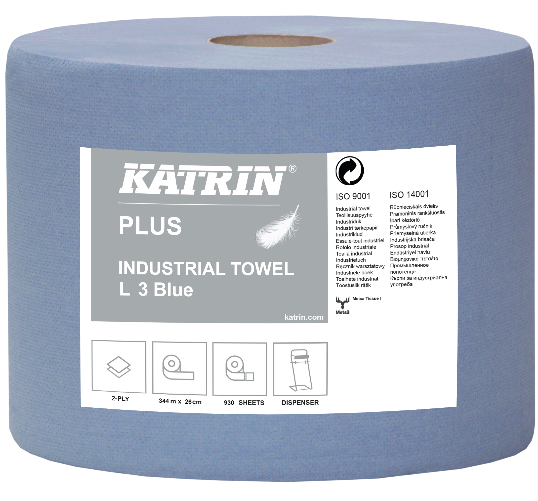 Katrin Plus Industrial Towel L2 Blue