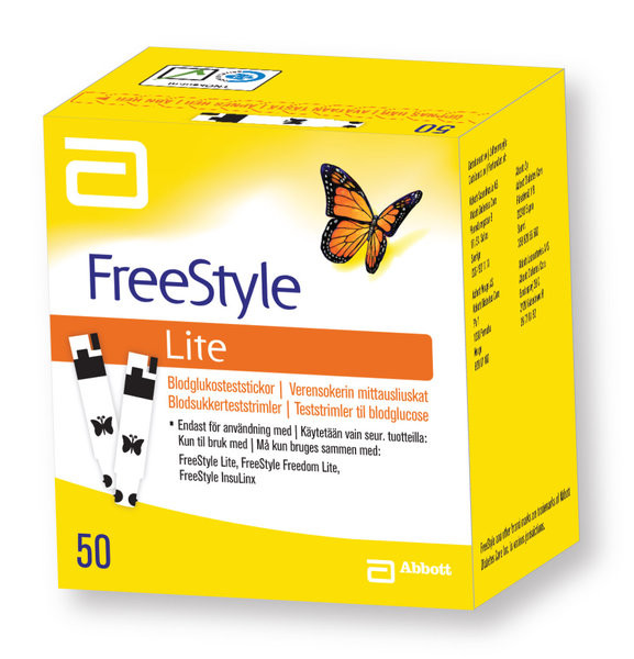 FreeStyle Lite -mittaliuskat 50kpl