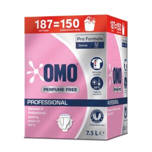 Omo Professional Hajusteeton pyykinpesuneste 7.5L - Hajusteeton